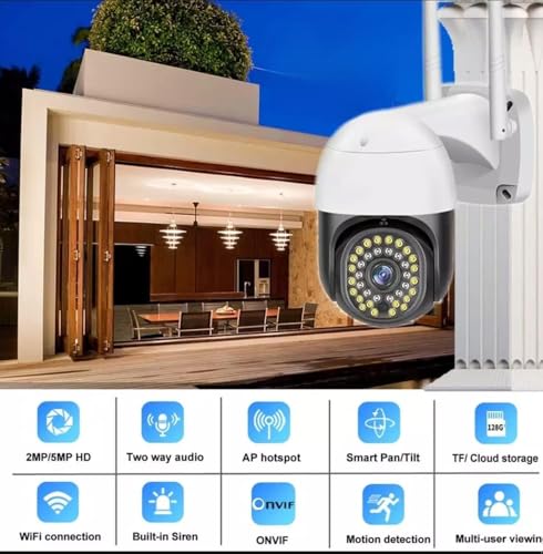 Image of TP PLUS 3MP WiFi Light Bulb Camera for Home Ind (Black Dome)