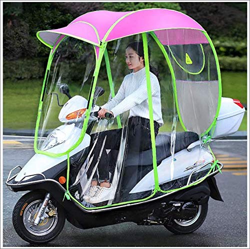 Pare-parapluie de moto entièrement fermé pour résoudre le problème de conduite sous la pluie