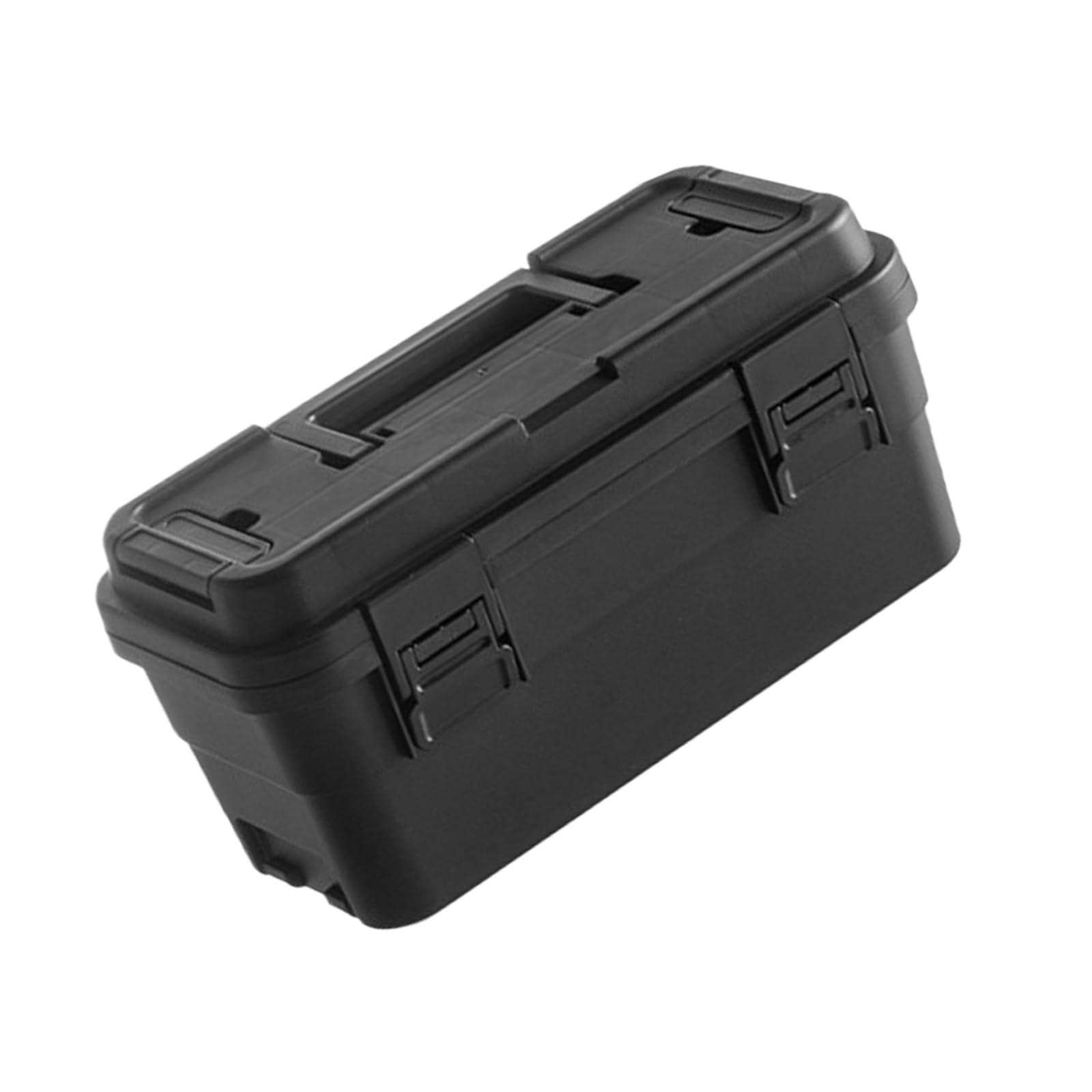 Zepfjhe M Black Tool Box Secure Latches And Compartmentalized Organization Available In 6.5L And 4L Sizes For Practical Use Versatile Tool Storage Box