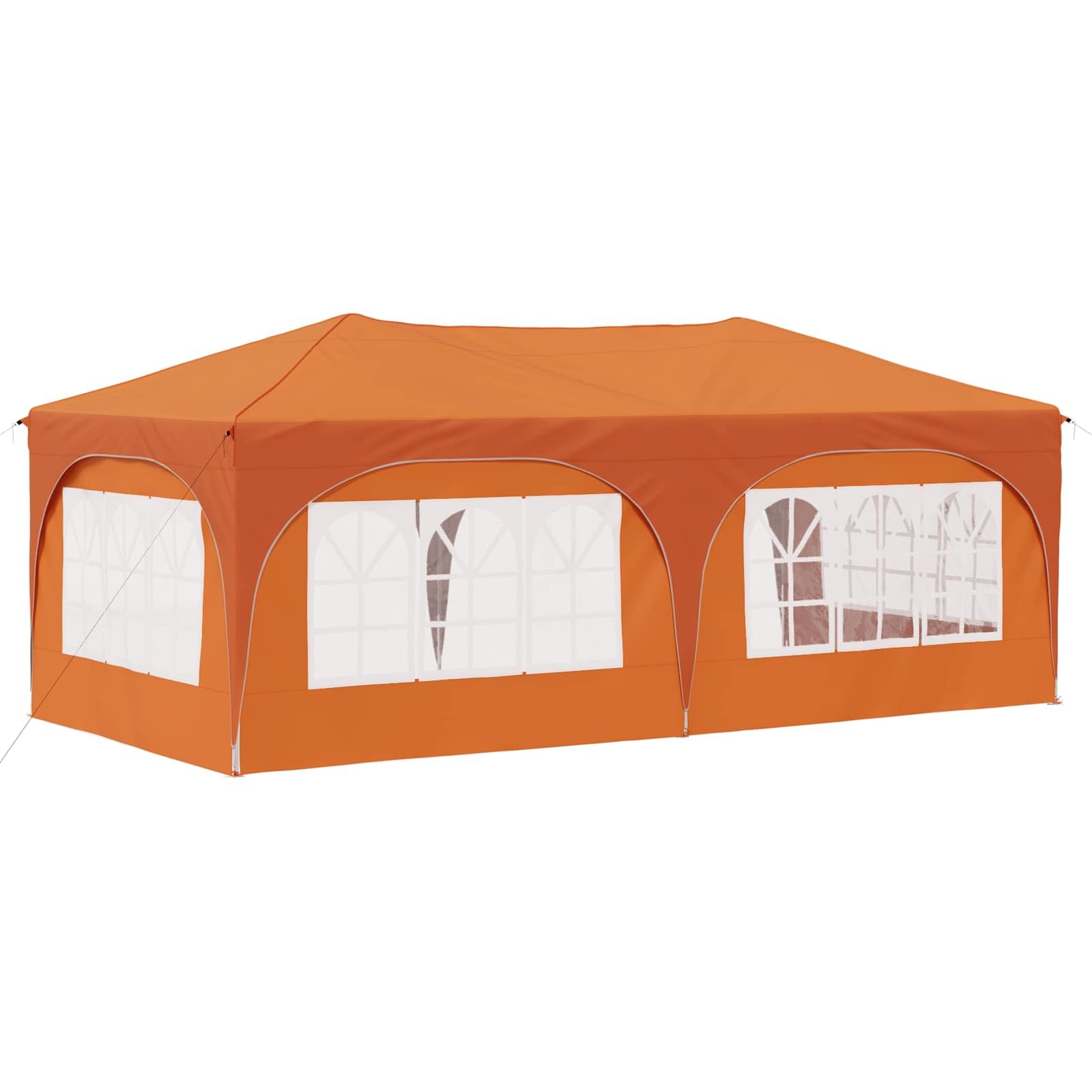 Składany namiot imprezowy Pop-up 575 x 288 x 245 cm Pomarańczowy Oxford
