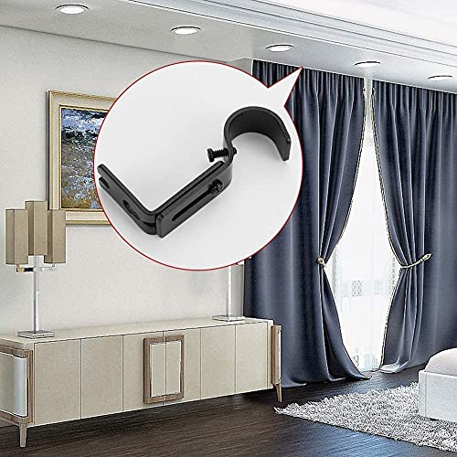 4 Pezzi Staffa Regolabile da Parete per