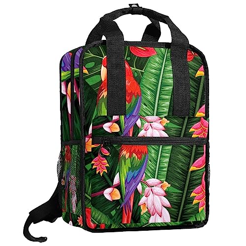 Sac à dos garçons pour s'émerveiller chaque jour avec le perroquet jungle