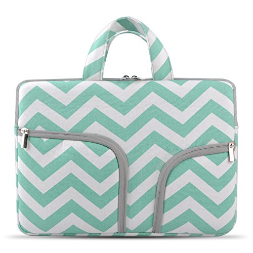 Chromebook Case, HESTECH 11.6-12.3 Inch Canvas Fabric Laptop Sleeve Travel Bag with Handle