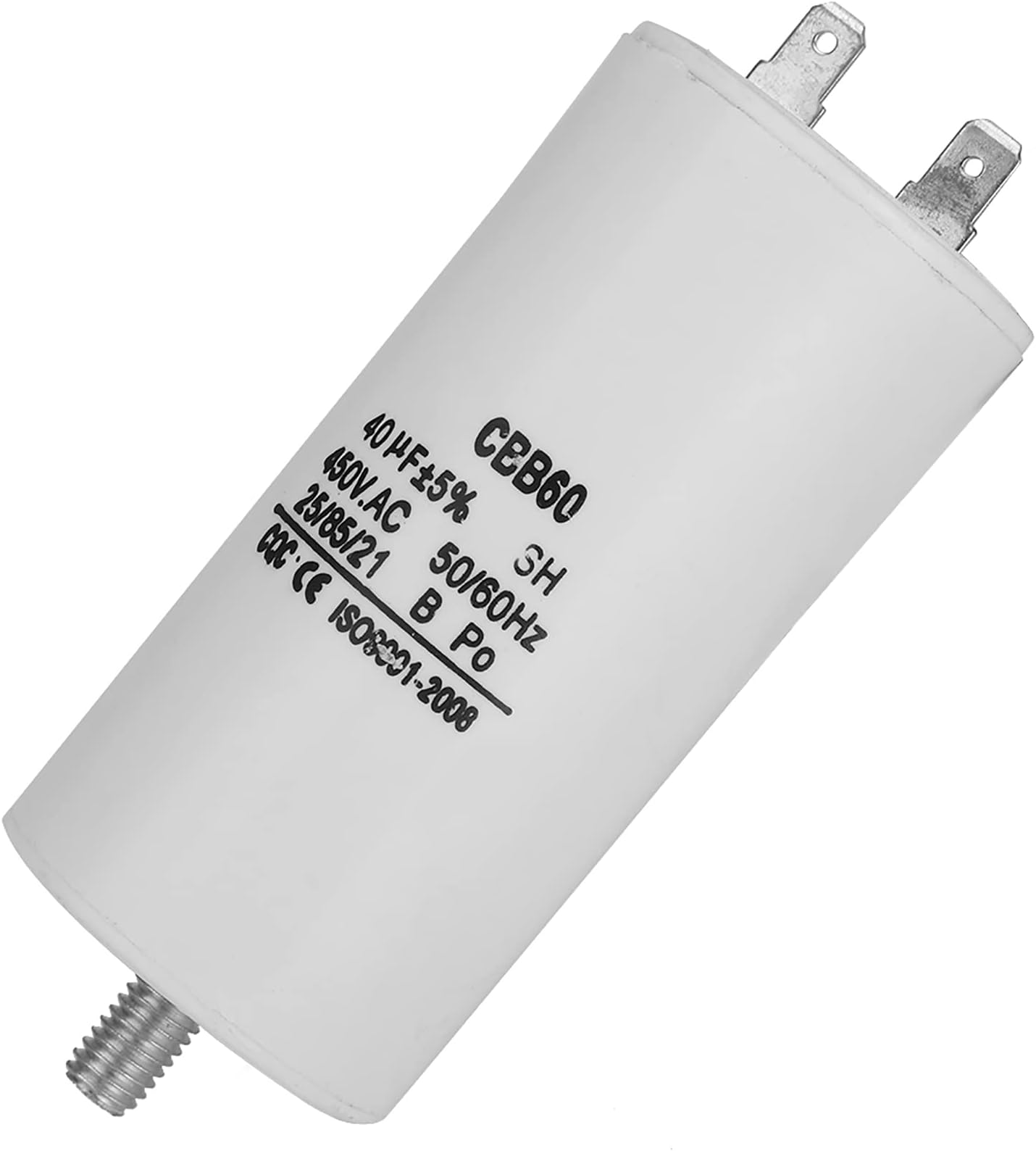 GOTOTOP CBB60 Capacitor 450V 40uf for Washing Machine Small Size Long Life Efficient Performance