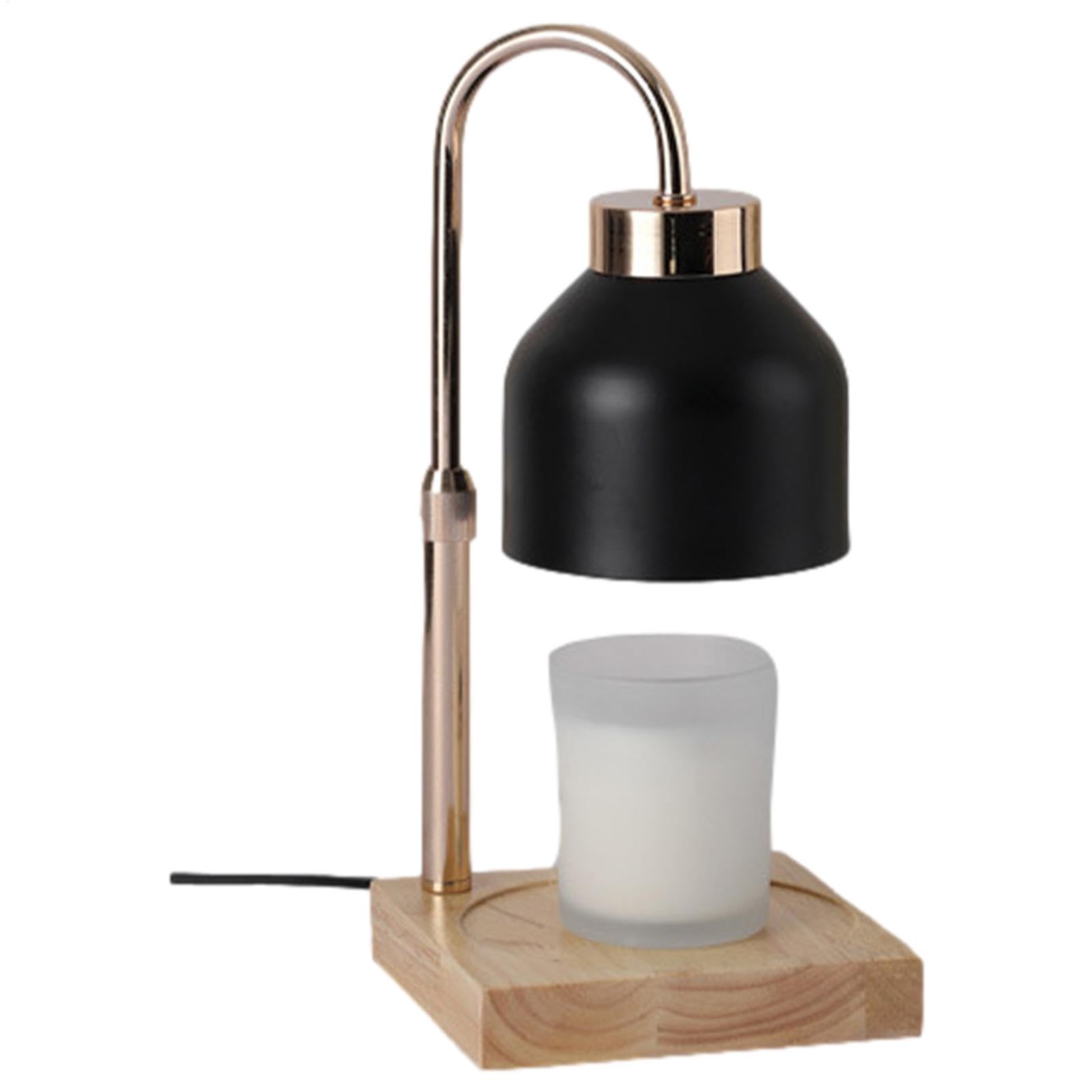 Lámpara calentadora de velas eléctrica,Calentador de lámpara con velas, Lámpara de aromaterapia Lámpara de mesa multifuncional, Lámpara calentadora de velas, lámpara de mesa de moda para sala de estar