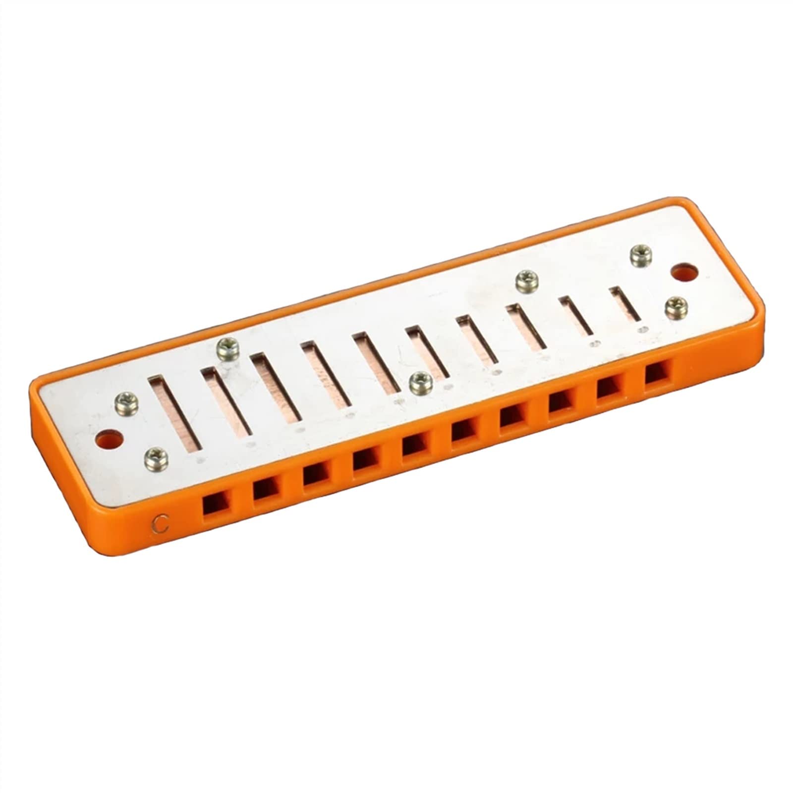 Armonica Diatonica Professionale 10 Fori Bocca Organo Chiave di C Strumento Musicale A Pettine in ABS Armonica per Principianti (Color : Key of A)