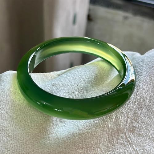 Jonc de jade stone bangle YZCIS l'accessoire mariée élégante - 7