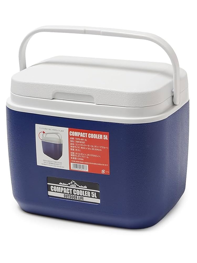Amazon | ・ コンパクトクーラー5L ディープブルー