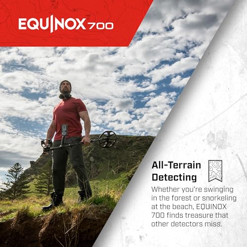 Image of MINELAB Equinox 700 Multi-Frequency Collapsible Metal Detector for Adults & Wireless Headphones Bundle with PRO-FIND 40 Pinpointer