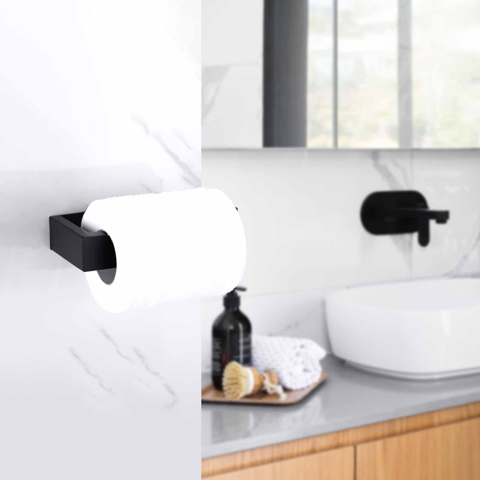 Melairy Toilettenpapierhalter Aus Edelstahl 304 – Selbstklebend, Bohrfrei, Für Bad & Küche