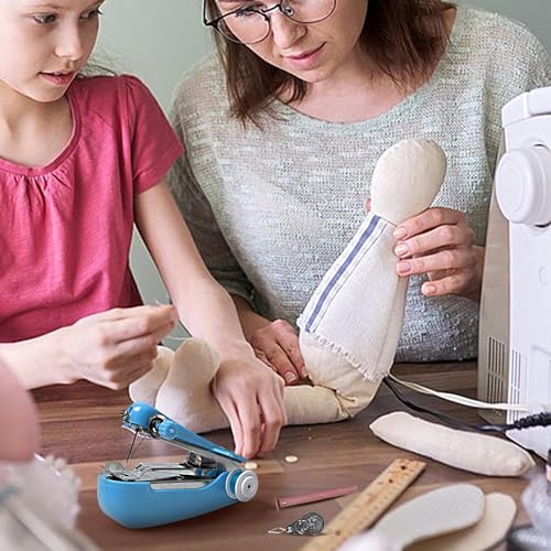 Mini-naaimachine, draagbare elektrische mini-naaimachine, draagbare naaimachine, compacte en duurzame handnaaimachine, kleine naaimachine voor kleding, gordijnen, doe-het-zelf, reizen - Image 7