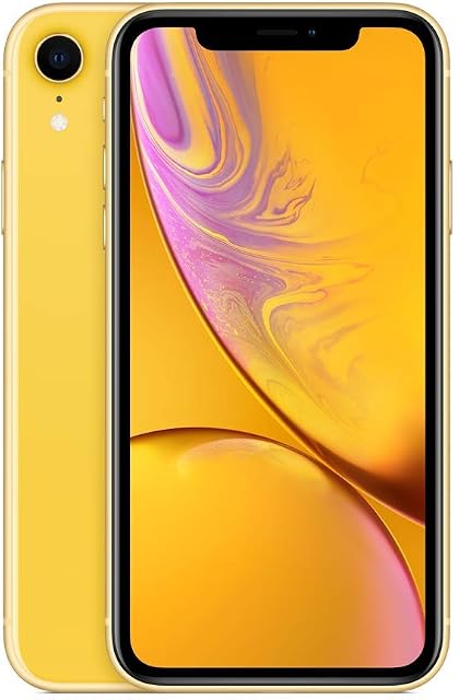 Apple iPhone XR, 64GB, Yellow (Renewed)