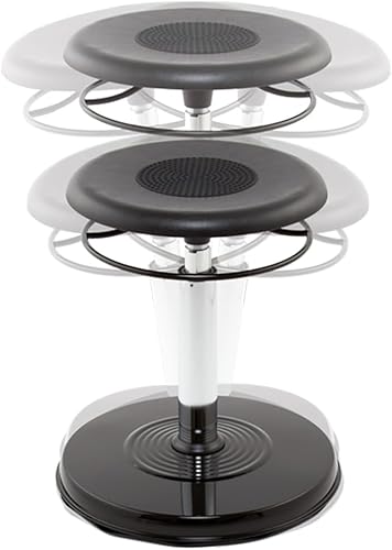 Miniatura 4 de KORE Design - Silla tambaleante para adolescenteuniversidad, sillas ergonómicas para computadora, taburete de oficina ajustable seguro, dormitorio,