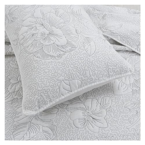 Ropa de cama suave Queen con colcha acolchada de algodón transpirable 5