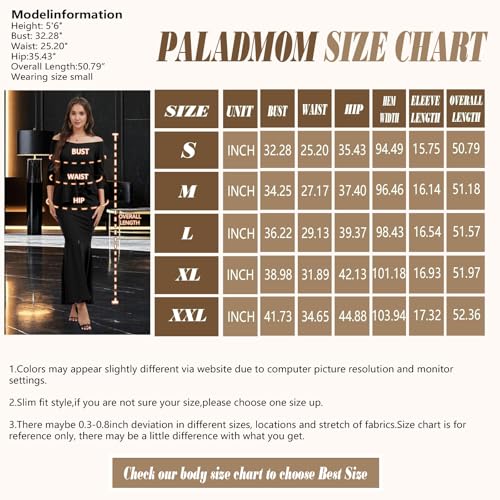 Image of Women's Elegant Formal Mermaid Maxi Dress Off Shoulder Long Sleeve Wedding Split Evening Gown Prom Cocktail Party Dresses