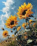 【DIY Experience】Paint-by-numbers kit for you to enjoy as a relaxing painting experience. Ideal for all skill levels, from beginners to experts, with hours of creative fun 【High Definition Canvas】Our paint by numbers is high clear waterproof painting ...