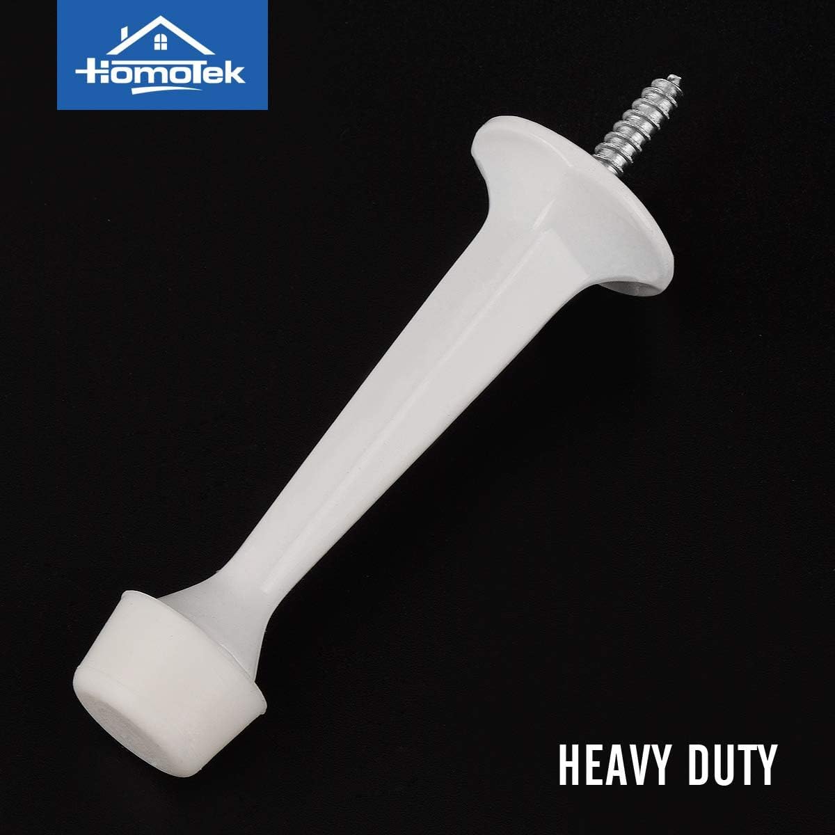 HOMOTEK 18 Pack Heavy Duty Solid Rigid Door Stop