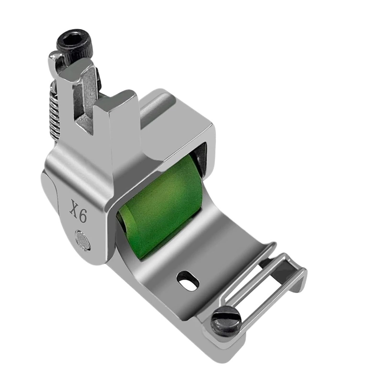 1PC X6 Regulacja Prowadnica Krawędzi Zwinięte Stopy 0.1-12.5mm Rolka Hemmer Stopka Dociskowa Do Akcesoriów Przemysłowych Maszyn Szycia