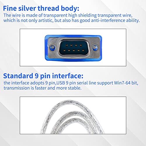Ec Buying Usb 2.0 To Serial 9-Pin Rs232 Serial Adapter, Db-9 Usb To Serial Rs232 Converter Cable, Usb 9-Pin Serial Cable, Serial To Usb Adapter Support Windows 7/8/10/11/32/64/Xp/Rs232 To Usb #TOP2