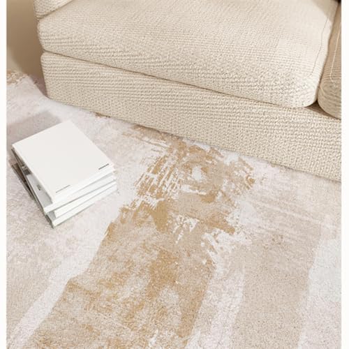 Tapis de salon moelle et doux tapis lavable grande surface E - 5