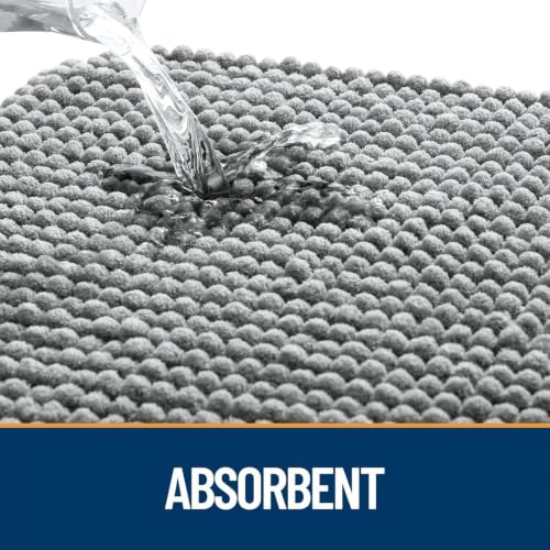 Image of OLANLY Dog Door Mat for Muddy Paws 47x24, Absorbent Chenille Mud Doormat