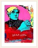 serigrafias warhol Cornice portafoto di alta qualità realizzata a mano con vetro normale e una larghezza del profilo di 23 mm.