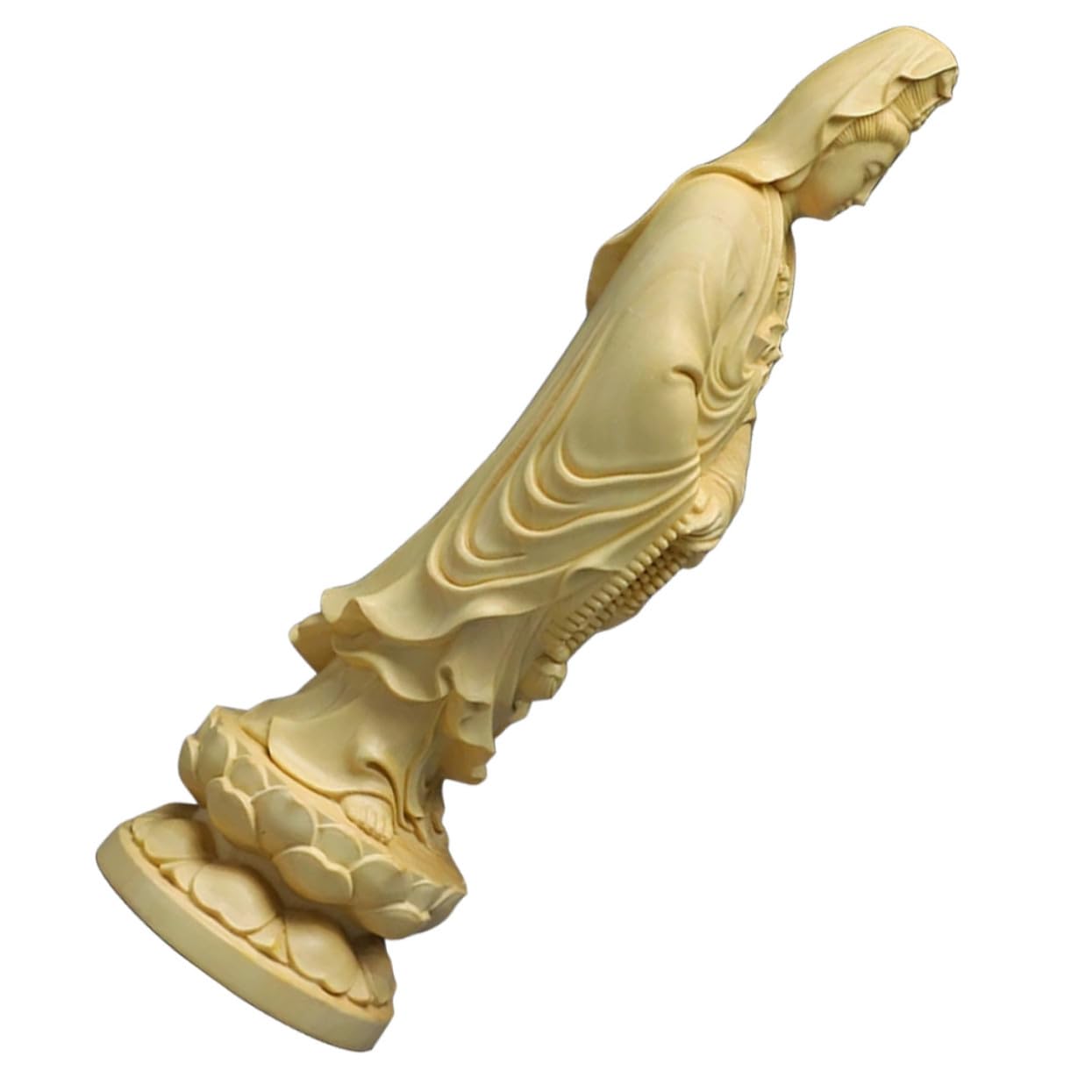 Statue de Bouddha Avalokitesvara bois décoration intérieure maison zen