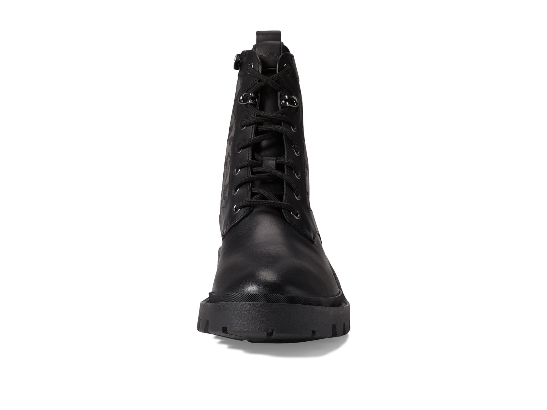 Coach CitySole Signature Lace-Up Boot Black 10 D (M) | B2B 