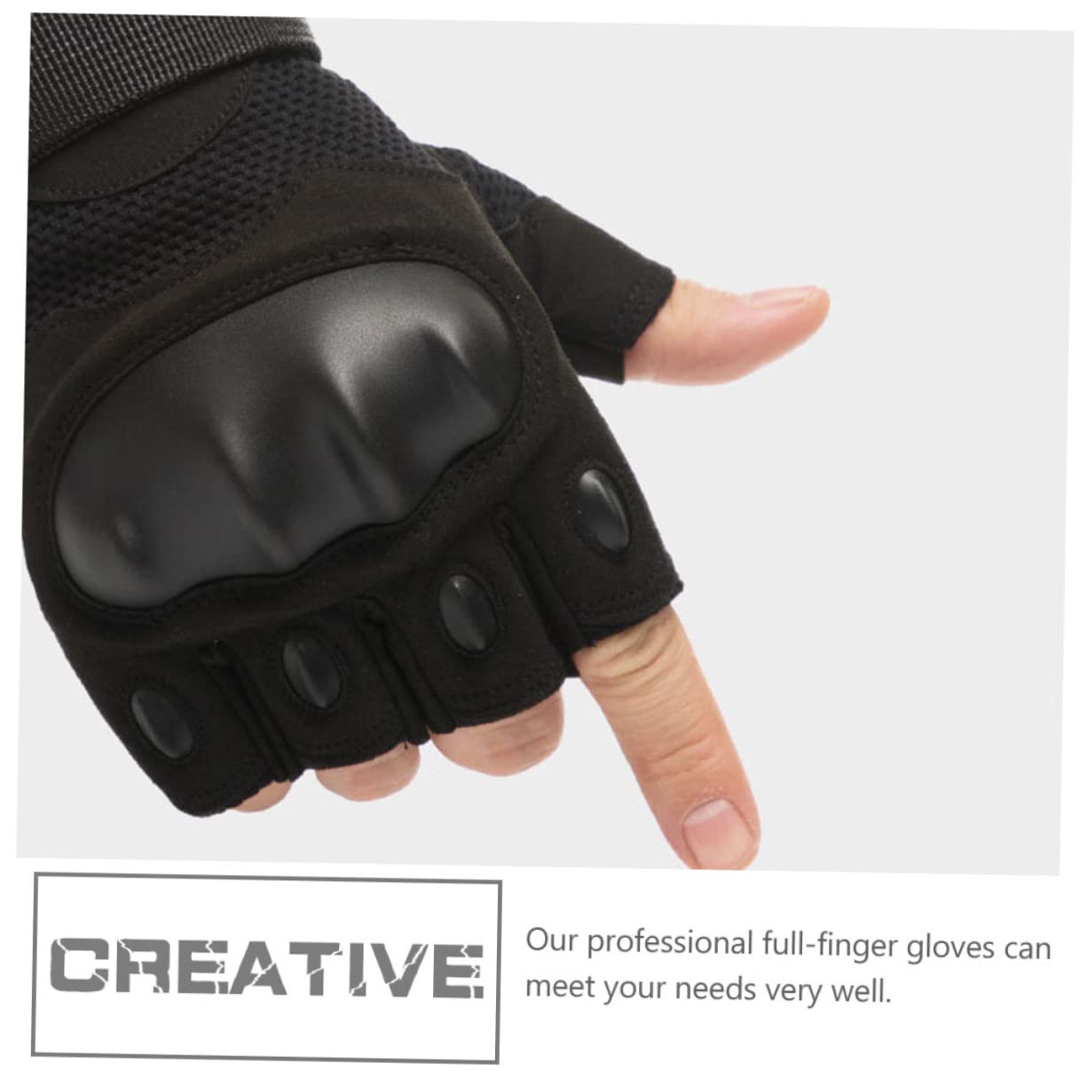 Mipcase 1Pair Half Finger Cycling Gloves for Riding Comfortable Breathable Design Skid Lightweight Protection for Hiking and Biking Ergonomic Fit