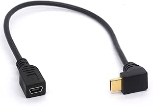 JSADZKJ Cavo USB C a USB C ad angolo retto a 90 gradi USB2.0 da