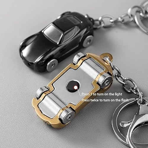 Porte-clés Voiture pour Mazda MX-5 III Roadster, Porte-Clés Voiture avec Logo Cadeau Homme Accessoire Voiture de Sport,Silver – vue 5