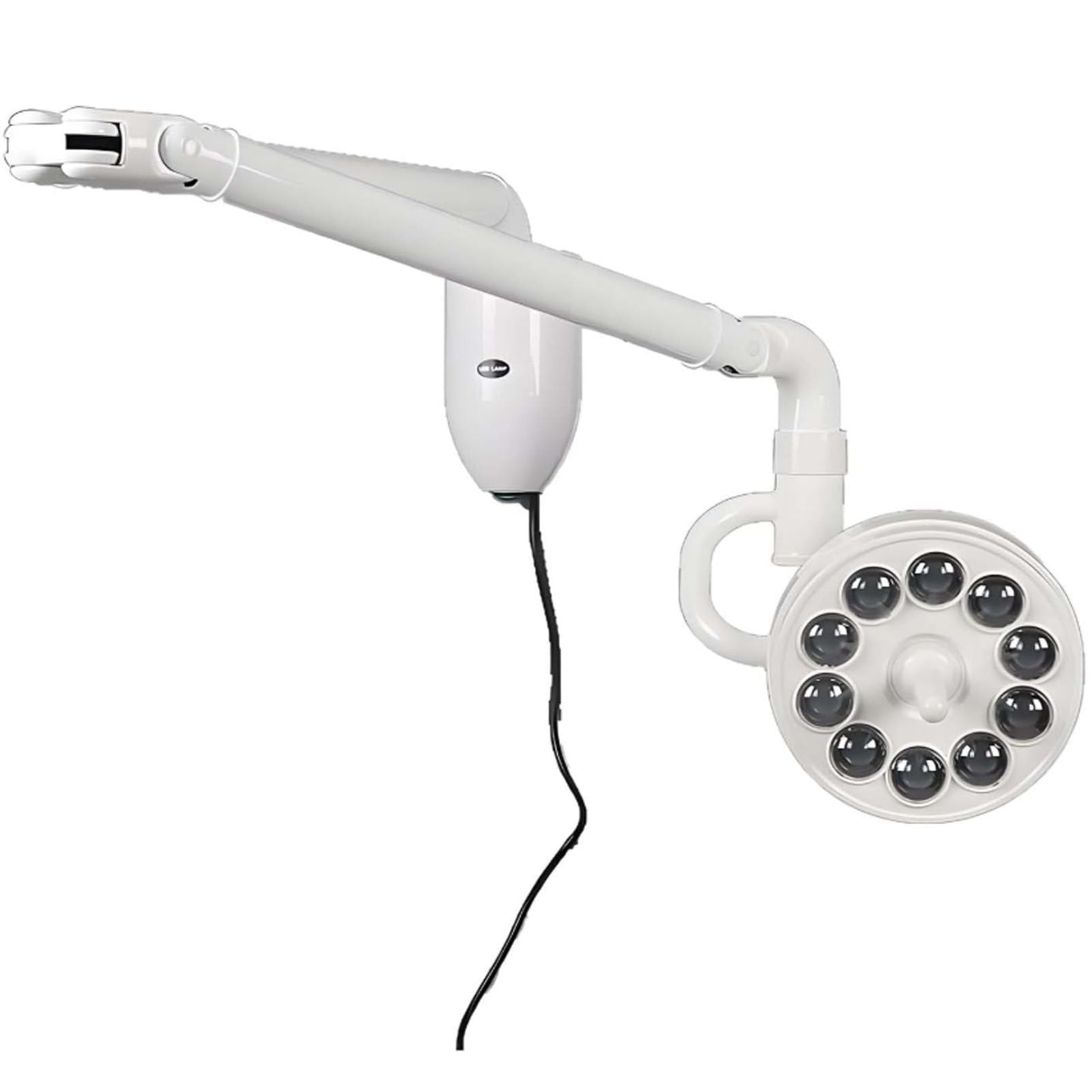 Lampada per esami medico-chirurgici orientabile a 360°, lampada da parete per uso veterinario, lampada a LED per esami chirurgici, lampada per ginecologia, ambulatorio e chirurgia odontoiatrica.