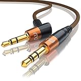handy als mp3 player nutzen Verwendung: Erreiche mit dem 3,5mm Klinken-Stecker (gerade) zu 3,5mm Klinken-Stecker (110° Winkel) eine optimale und verlustfreie Audiosignalübertragung! | ideale Lösung, um zwei Geräte mit Klinkenbuchsen-Anschluss (3,5mm (gerade) zu 3,5mm (110° Winkel)) zu verbinden | schnelles Verbinden von hochwertigen Audiokomponenten für eine exzellente Tonqualität