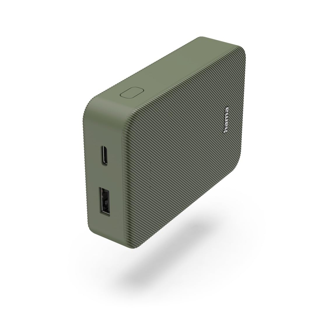 "Colour 10" Power Pack, 10000 mAh, 2 Outputs: USB-C, USB-A, green
