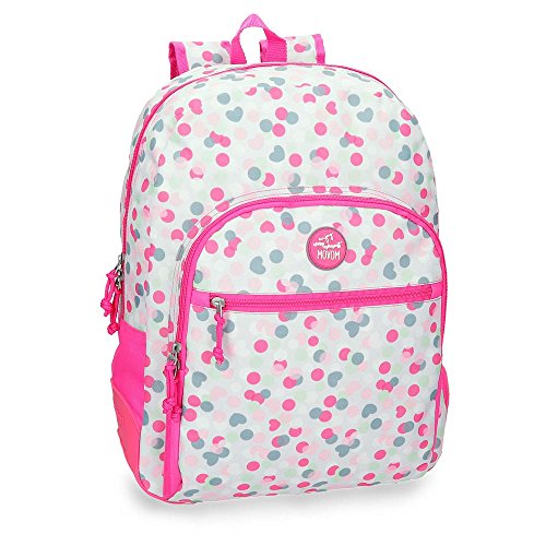 Movom Confeti Mochila Escolar Adaptable a Carro Multicolor 33x44x13 5 cms Poliéster