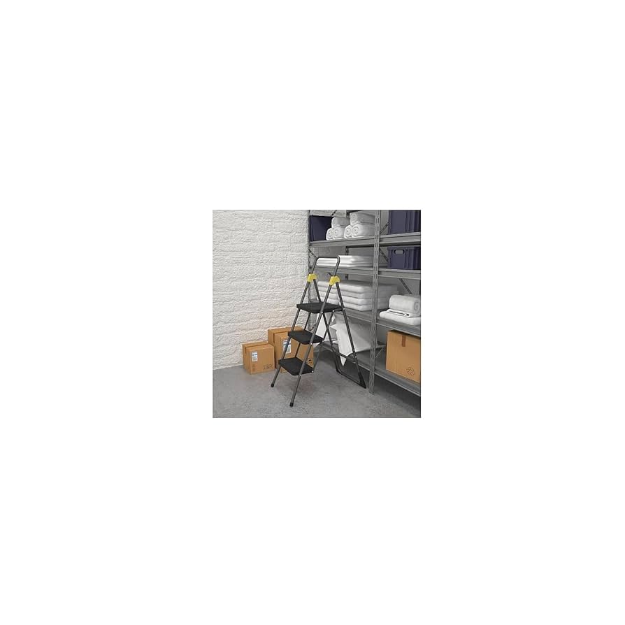 ひろ　3L 2kg Amazon.com: Cosco 11839GGO Commercial 3-Step Folding Stool