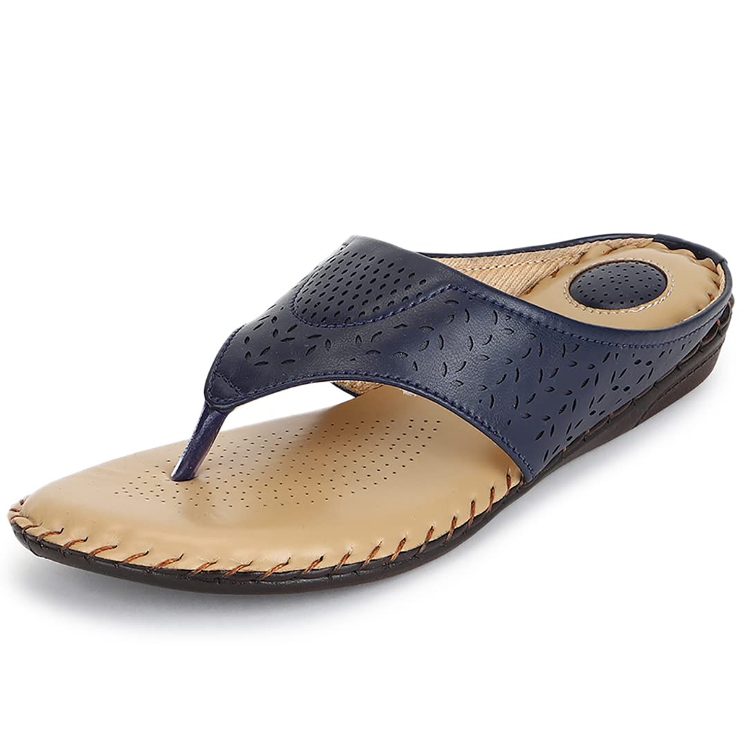 ORTHO JOY doctor slippers | Soft Fancy chappal for women | Comfortable Footwear for women (B0B4NPHCXC) Amazon Price History, Amazon Price Tracker