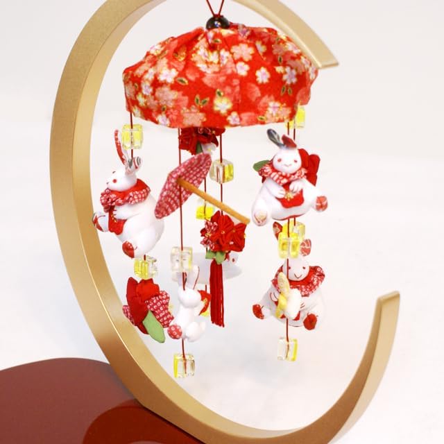 雛人形 久月 親王平飾り 吊るし雛付き コンパクト よろこび雛 (S-37101