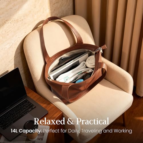 befen Soft Full-Grain Leather Tote