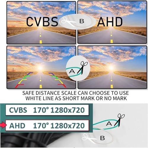 Caméra recul Trafic 2001-2014 AHD 1080P pour feu stop arrière - 5