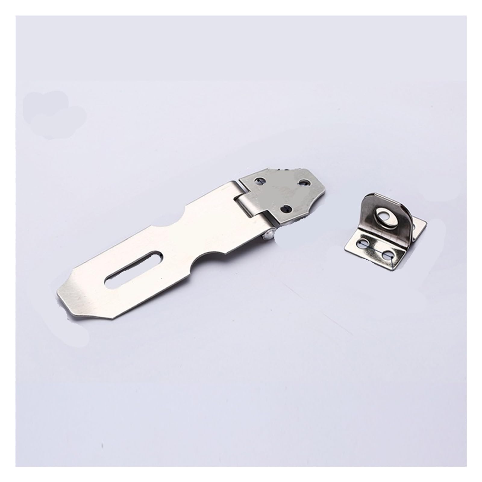Dqzrtueca One Color Hasp And Staple, Door Padlock Hasp 4 Pcs Stainless Steel 2-5 Inches For Wood Cabinet 30Mm(3 Inch)