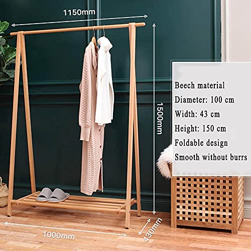 Portant à vêtements avec rangement inférieur en acier robuste - 7