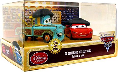 Disney/Pixar Cars Toon Exclusive 1: 43 SCALE döküm Car 2-Pack el