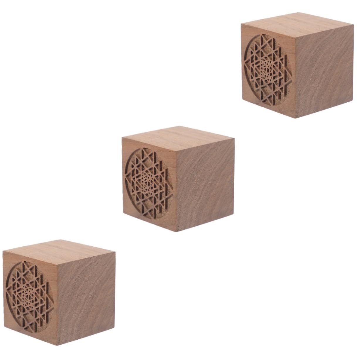 Diffuseur de voiture en bois Cabilock (3 pièces) cube naturel