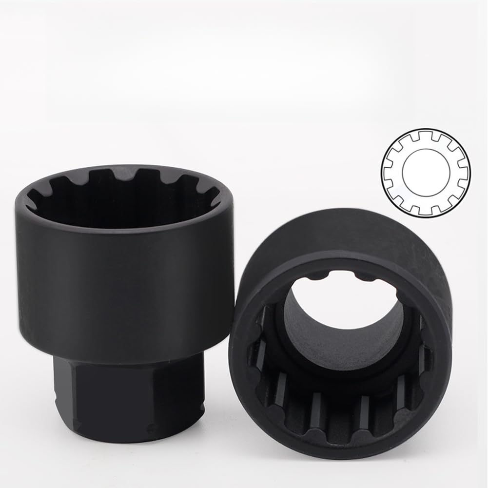 Set di chiavi a bussola a cricchetto, 15 pezzi, kit di chiavi a bussola passanti, 6/12 punti metrici, 10-19 mm, in acciaio cromato, per riparazioni automobilistiche