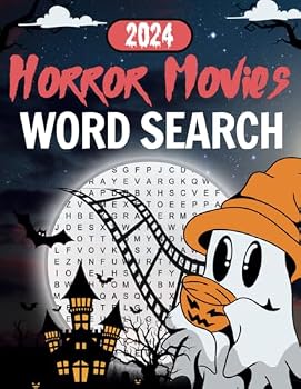 HORROR MOVIES WORD SEARCH: 90 Spooky Puzzles Featuring Famous Horror Films With Solutions