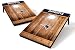Wild Sports NFL Brown Wood Design Tailgate Toss, Team Color