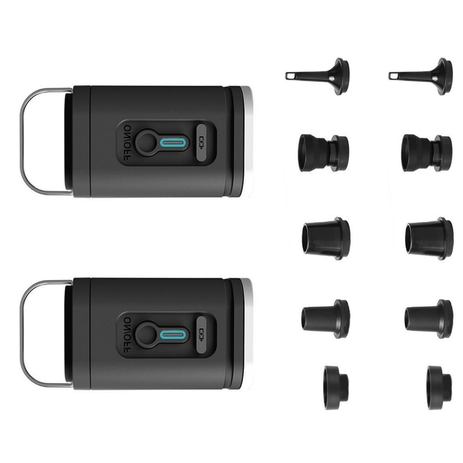 Efficiente dispositivo di sgonfiaggio rapido USB Ricaricabile Pompe ad aria compatte per galleggianti per piscina Materassi Attrezzature da esterno Pompe ad aria elettriche Doppia funzione Gonfiatore