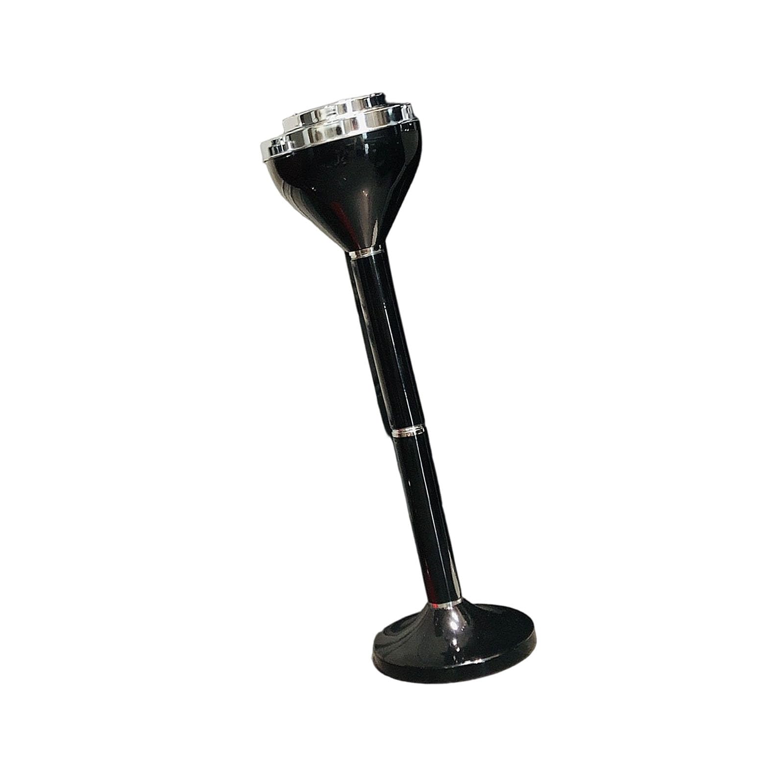 Modern Iron Ashtray Stand with Windproof Build Suitable for Patio Porch Entertainment Zone Deck Mounted Clinker Tray