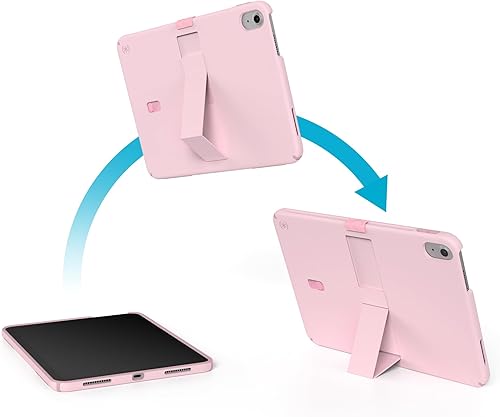 Miniatura 2 de Speck StandyShell - Funda y soporte para tablet iPad de 10.9 pulgadas, resistente a los arañazos, protección contra caídas y soporte de liberación